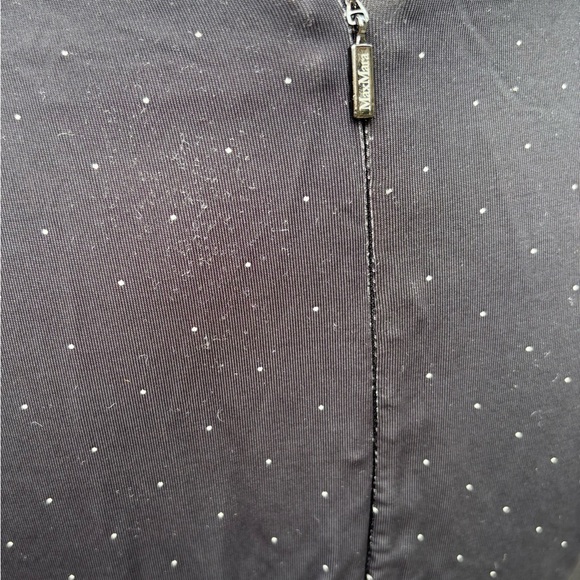 MaxMara Black Wrap polka dot Dress - size L - Picture 6 of 9